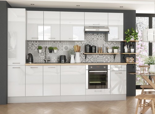 Kitchen cabinets fully - kitchen,