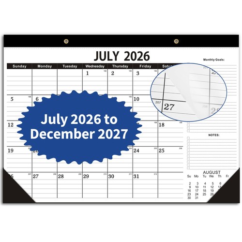 Desk calendar 2026 - desk, 2026-2027,july