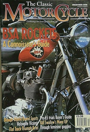 Classic motorcycle dec 1998 - classic,