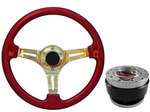 Red gold steering wheel - ts,