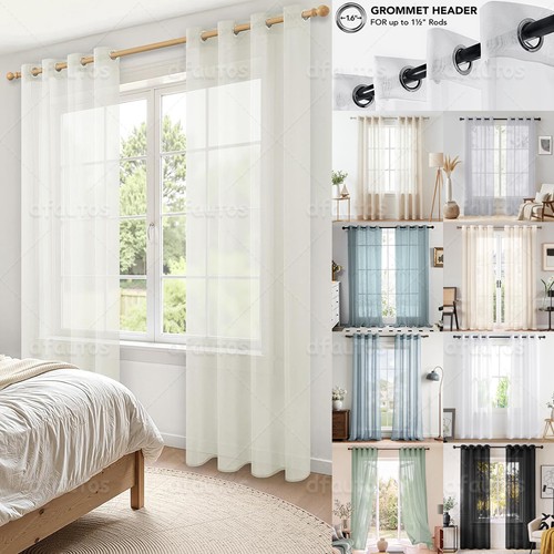 Pair voile eyelet - pair,