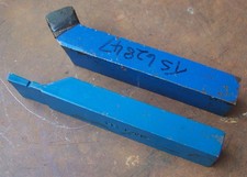 2   RS carbide tipped lathe tools P30 205, P30 264, 25mm thick 140mm long