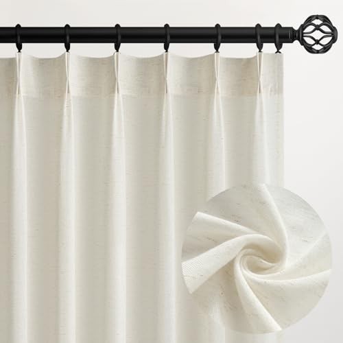 Pinch pleated curtains - pleated,
