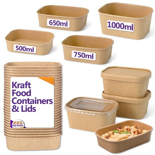 Kraft food containers with - containers,