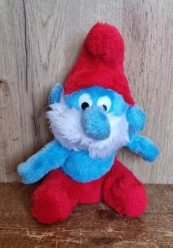 Papa smurf classic plush - papa,