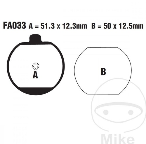 Ebc brake pads fa033 - brake,