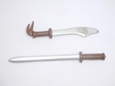 2003 Teenage Mutant Ninja Turtles Turtle Lair Playset Swords Spare Parts TMNT