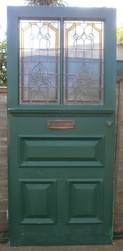 Antique stained glass front