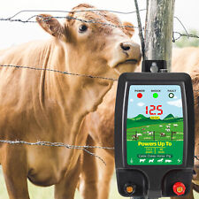 Electric Fence Energiser 12v 230V Powered 2J Output 10km Horse Sheep Fencing Kit