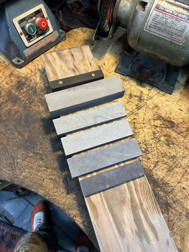 Lot different whetstones - lot, of
