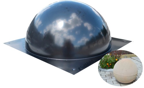 Mold half ball sphere - mold,