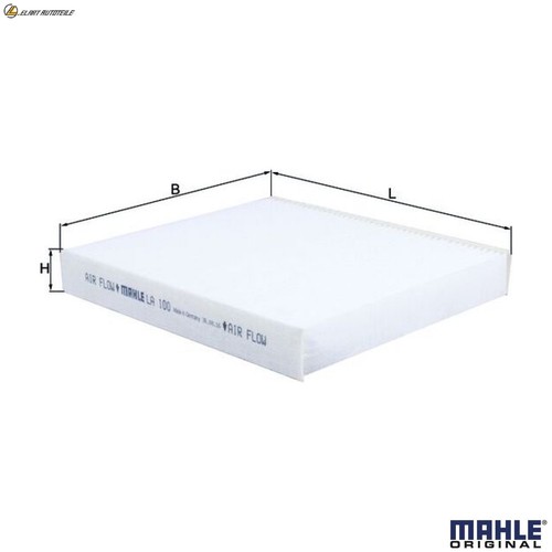 Interior air filter 100 - la,