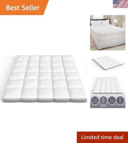 Queen inch down mattress - queen, 4-inch