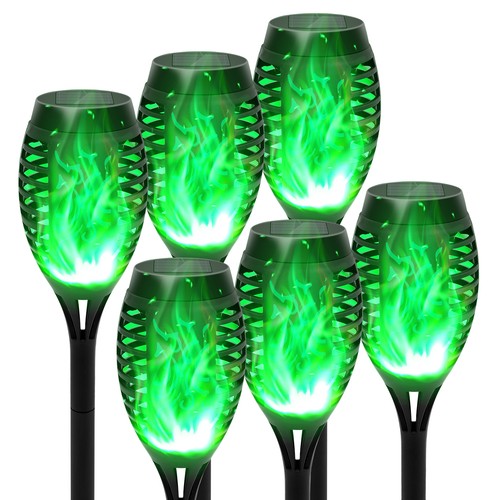 Led flame effect solar outdoor - led,