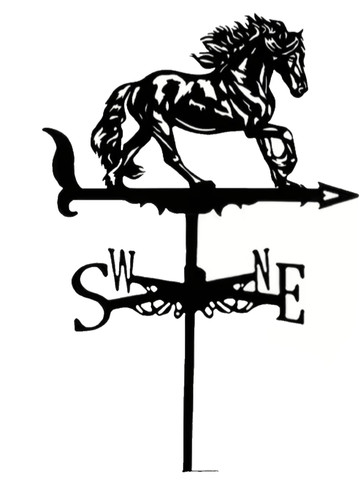New metal running horse - ,