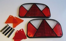 ASPOCK MULTIPOINT 2 REAR LIGHT TRAILER LENS IFOR WILLIAMS TIPPER TT3017 TT3621