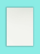 Pure White Mount Backing Board Card 1.25mm Thick A7-A1+ Sizes Single - 100 sheet
