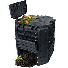 Garden Composter Bin 310L Organic Waste Compost Converter Plastic Large ECO Box