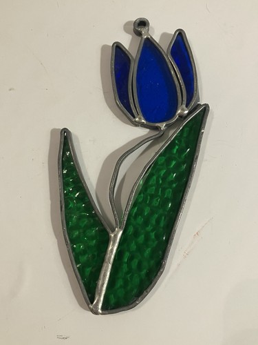 Stained glass tulip - stained,