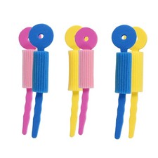 4X(6 PCS Hair Care Foam Rollers  Sponge Soft Hair Curler Hair Styling Hair1157
