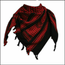 Keffiyeh Palestinian Freedom Original Cotton Shemagh Head Wrap Scarf Red & Black