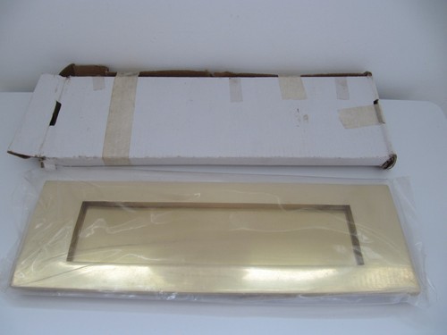Victorian letterplate polished - letterplate,