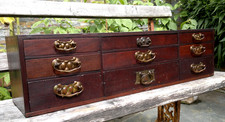 Antique Apothecary~Shop Counter Chest of Drawers Table Top  87cms/26.5" across