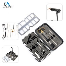 Maxcatch Rotary Fly Tying Vise Travel Alloy Fishing Tool Fly Fishing Tackle Kit