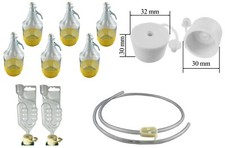 Demijohns/carboy,winemaking/brewing,5l,glass,base basket,optional accessories