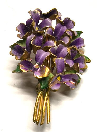 Vintage purple violet flower - vintage,