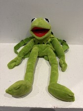 Disneys The Muppets Kermit The Frog Plush Soft Toy Mini Backpack Bag With Straps