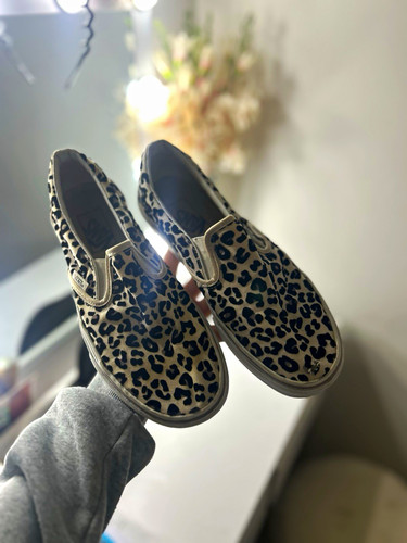 Vans leopard print slip - vans,