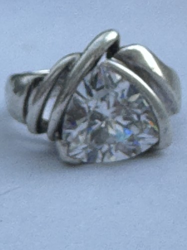 Trillion cut solitaire ring - cut,
