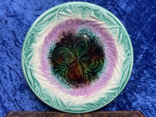 Rare antique majolica lilies - majolica,,