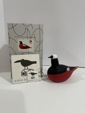 Littala Oiva Toikka Nuutajarvi Mountain Redstart Frosted Bird With Box Pre-owned