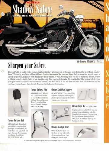 Genuine honda accessories - honda,