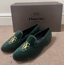 Church's Navy Velvet Crystal