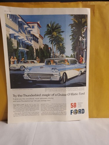 Advertisement 1958 ford - 1958,
