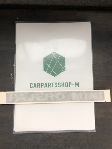 Mitsubishi pajero mini decal - pajero,