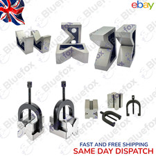 Precision Engineers Vee Blocks Clamp Set  2" 3" 4" Inch - V Block Matched Pair