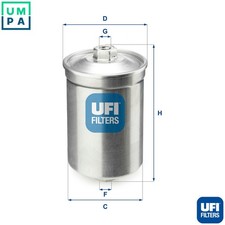 FUEL FILTER 31.502.00 FOR GAZ