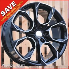 19" VRS BP Style ALLOY WHEELS X4 - TYRES Fits : SEAT / SKODA PCD: 5x112