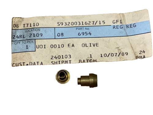 Fuel pipe flexible olive - 3/16",