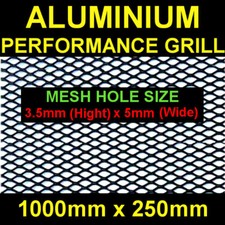 Black Mesh Grill Aluminium