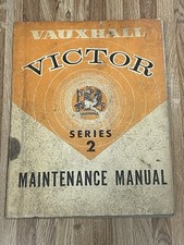 Vintage 1960 Pontiac Vauxhall Victor Series 2 Maintenance Manual
