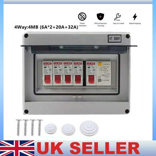 Way fuse box consumer unit - 4,