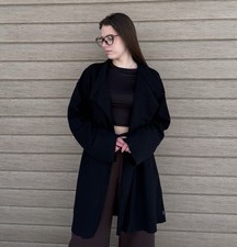 OSKA Wool Open Front Coat