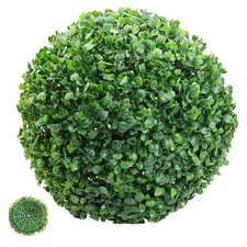  Ball Faux Boxwood Fake Topiary Plants Artificial Grass Topiaries