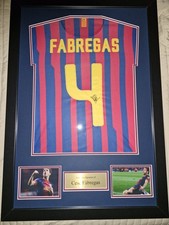 Cesc Fabregas Barcelona Framed