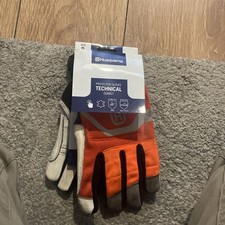 Husqvarna Technical 20 Chainsaw Gloves With Saw Protection Large Size 8